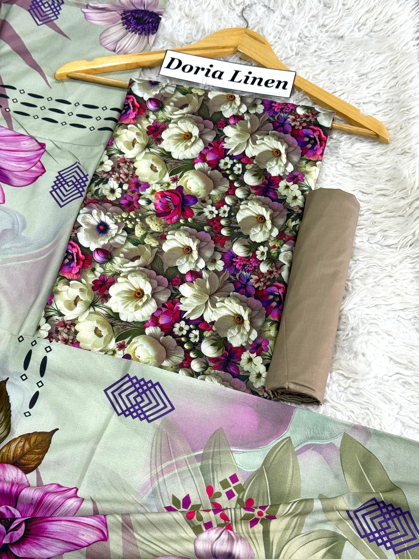 Doria Linen 3Pc Collection F52