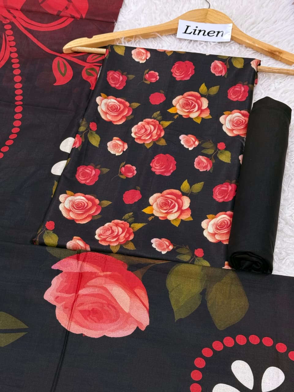 Linen Printed 3pc D-66