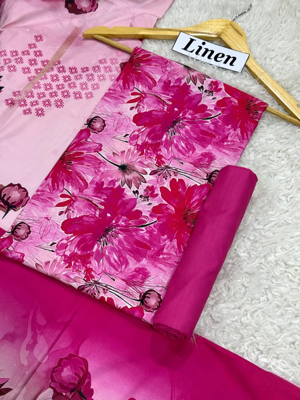 Linen Printed 3pc D-61