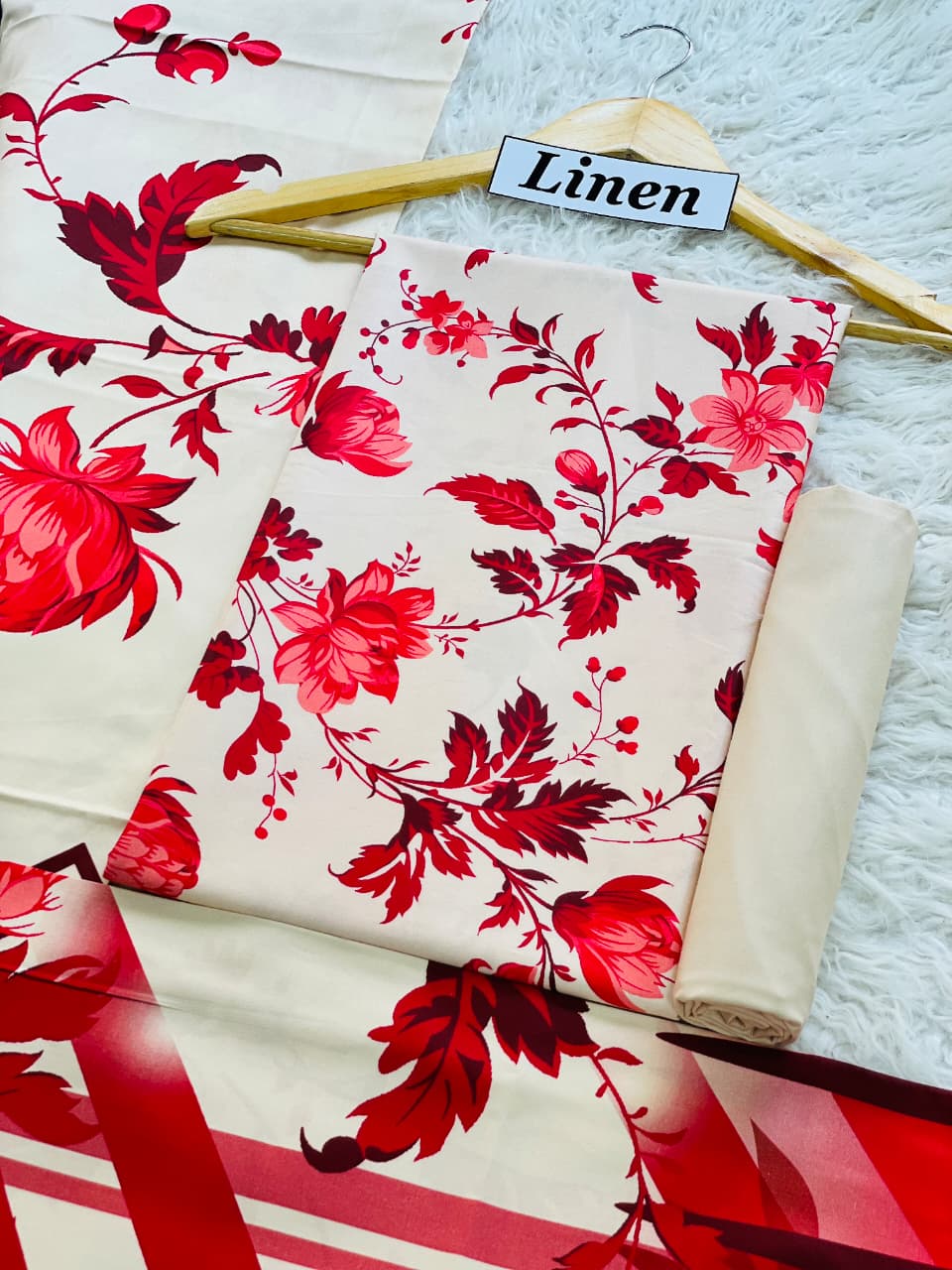 Linen Printed 3pc D-65