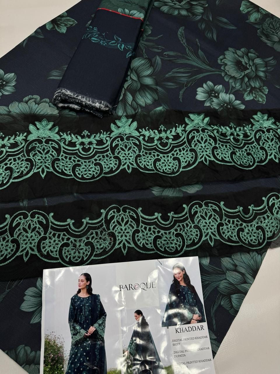 Khaddar embroidered 3pc M-27