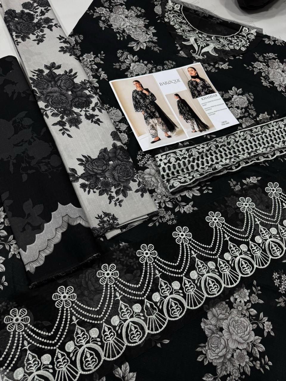 Khaddar embroidered 3pc M-28