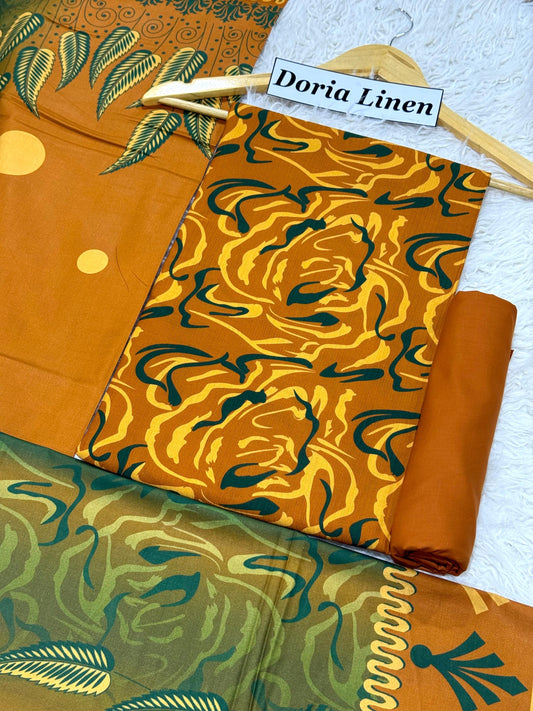 Doria Linen 3Pc Collection F34