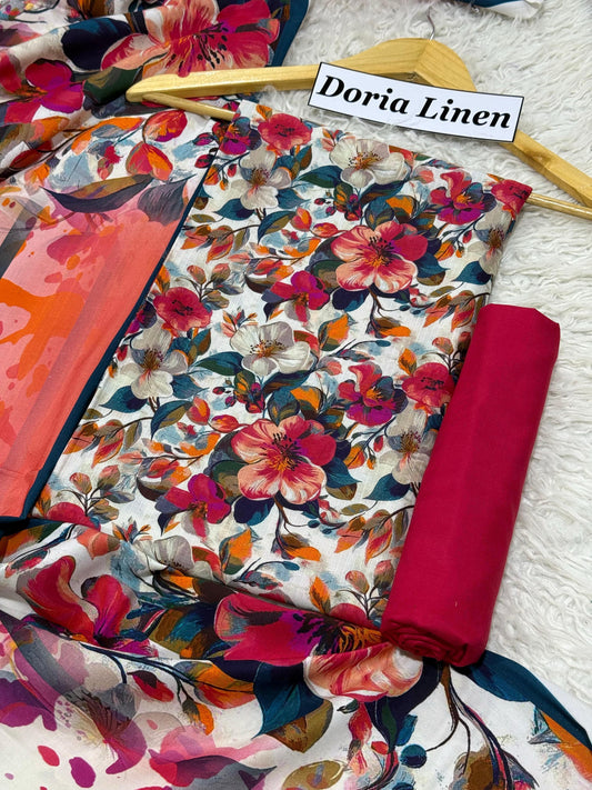 Doria Linen 3Pc Collection F53