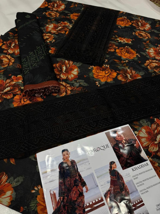 Khaddar embroidered 3pc M-20