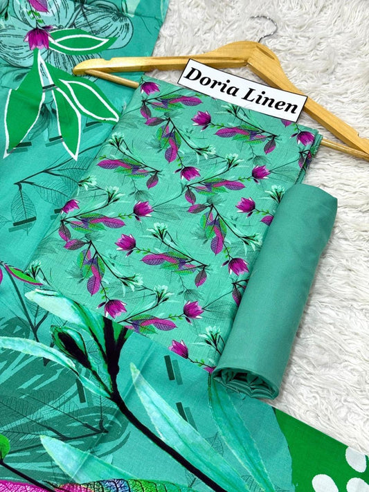 Doria Linen 3Pc Collection F39