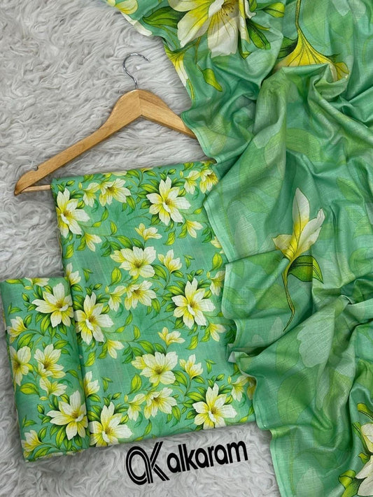 alkaram khaddar 3 pc suit K-38