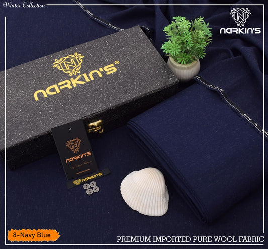 Narkins Wool navy blue