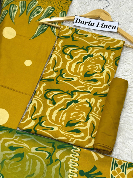 Doria Linen 3Pc Collection F36