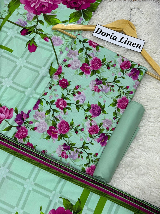 Doria Linen 3Pc Collection F50