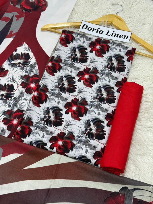 Doria Linen 3Pc Collection F35