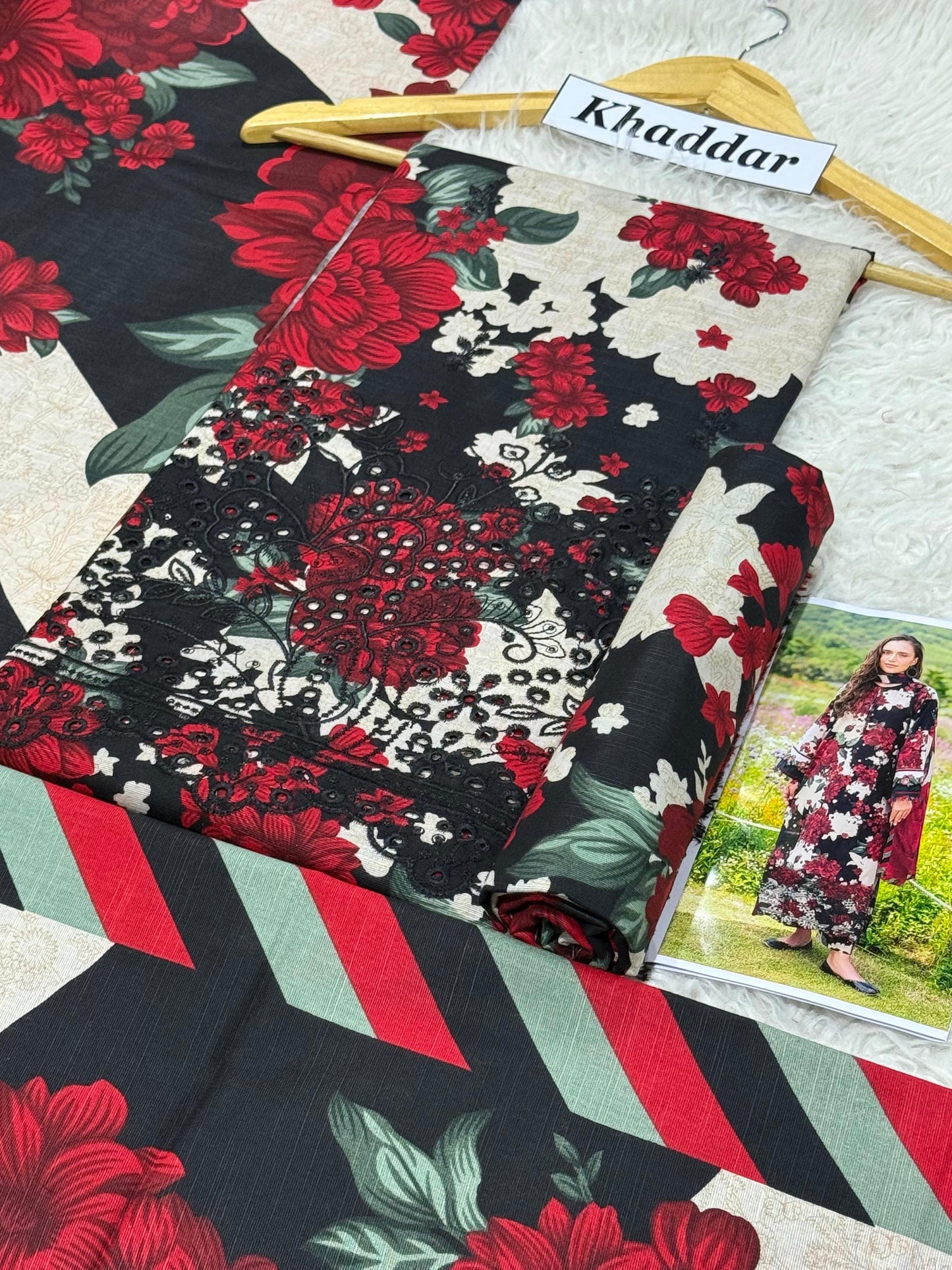 Khaddar 3 Pc Dress K9