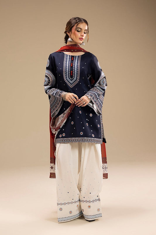DHANAK embroidery 3PC suit.