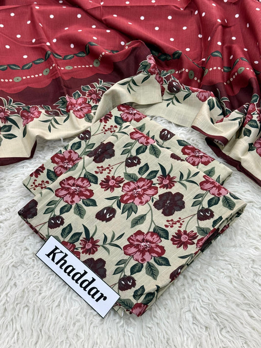 Khaddar 3 Pc