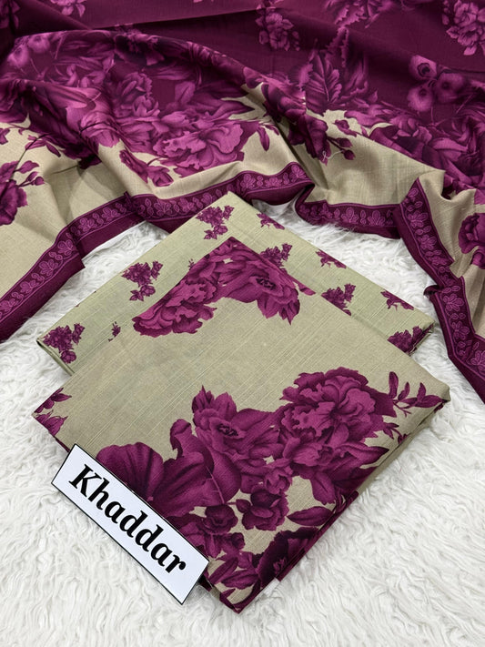 Khaddar 3 Pc