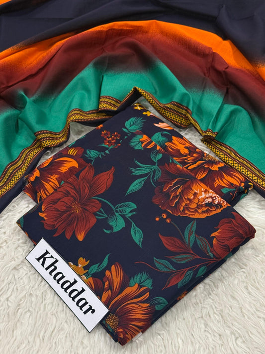 Khaddar 3 Pc