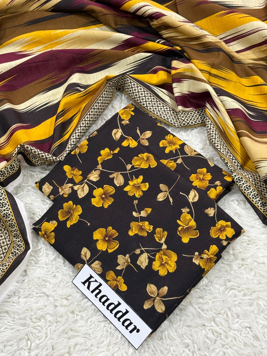 Khaddar 3 Pc
