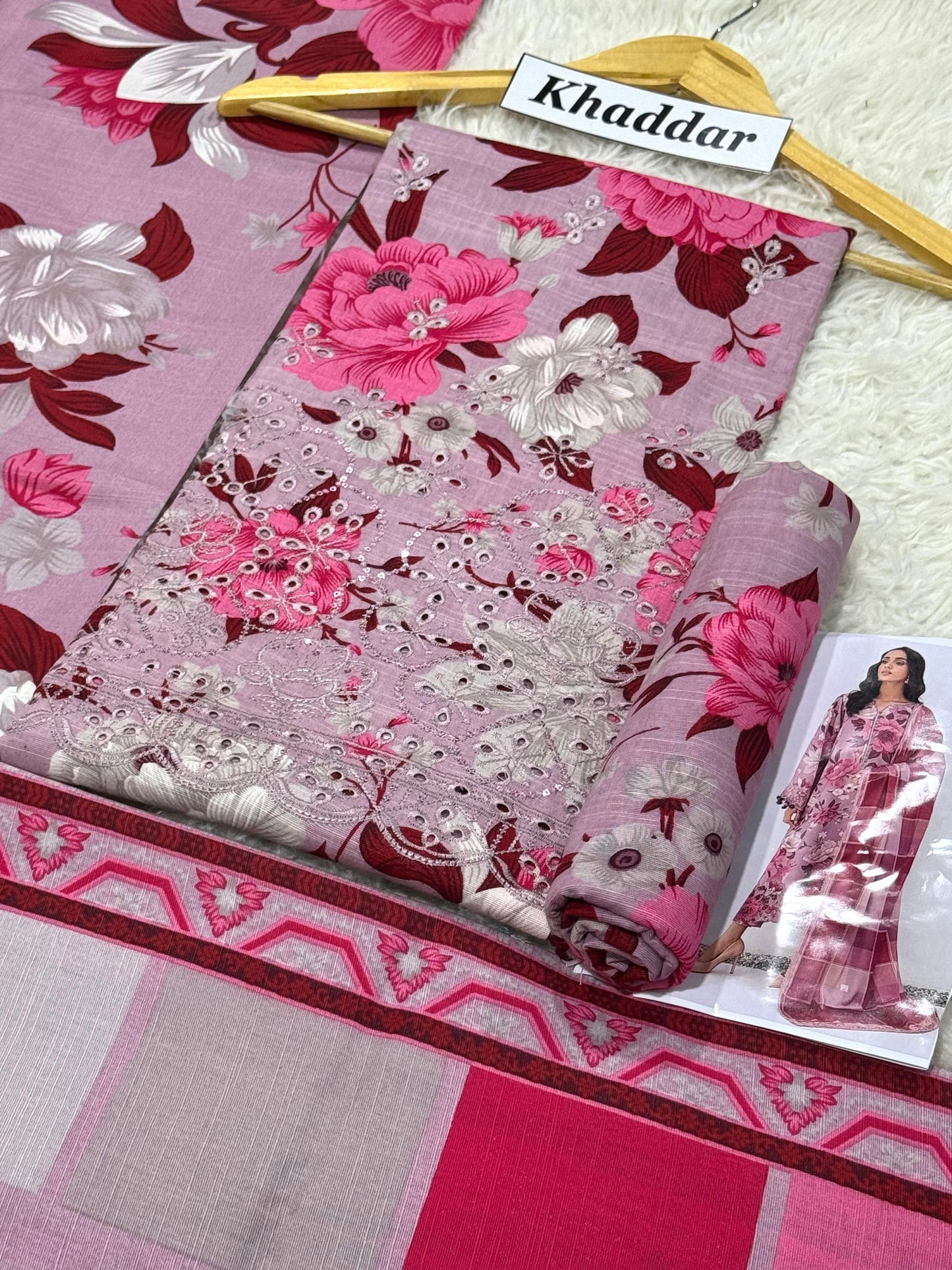 Khaddar 3 Pc Dress
