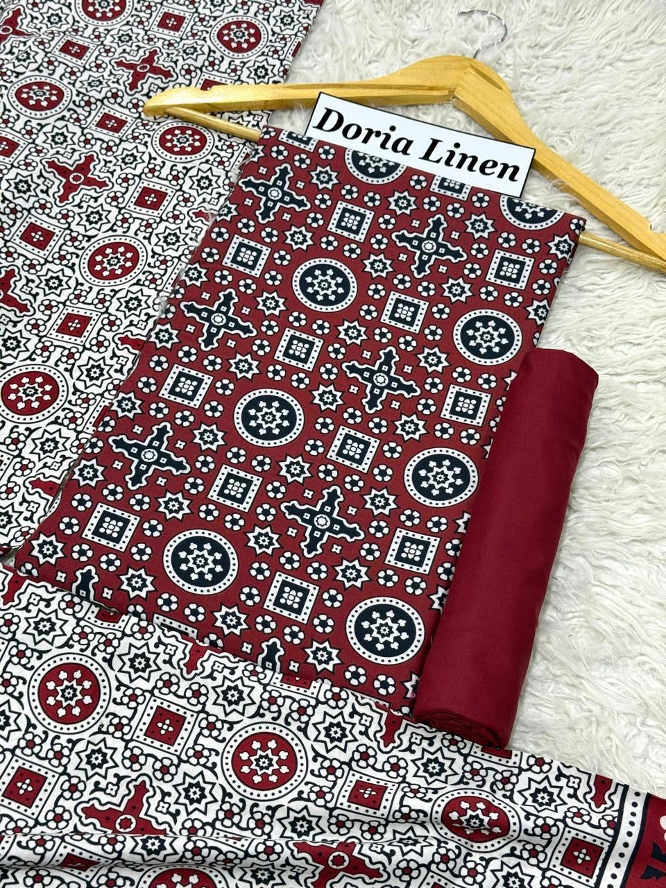 Doria Linen 3Pc Collection F40