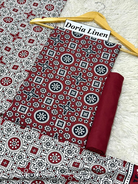 Doria Linen 3Pc Collection F40