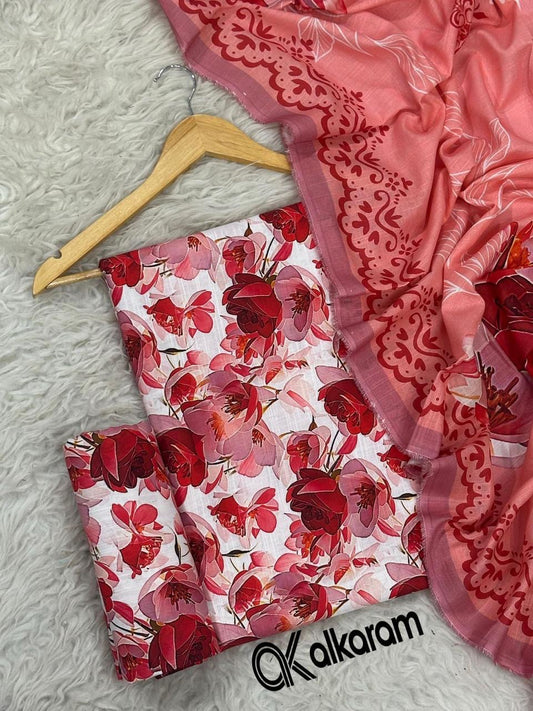 alkaram khaddar 3 pc suit K-36