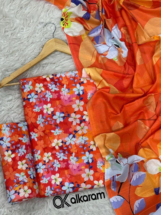 alkaram khaddar 3 pc suit K-40