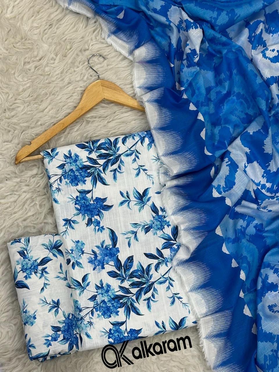 alkaram khaddar 3 pc suit K-41