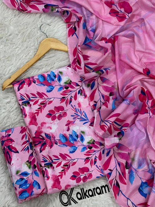 alkaram khaddar 3 pc suit K-39