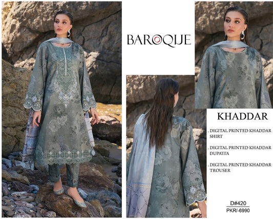 khaddar 3Pc K20